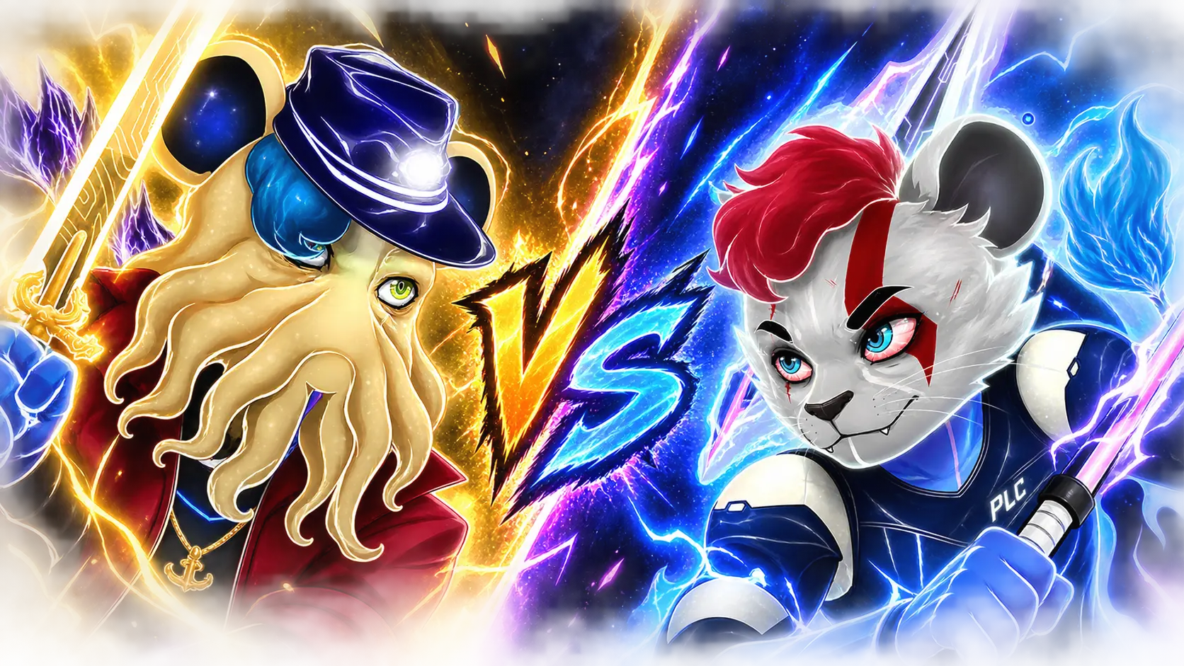 Two Ethernal Cubs clashing in the arena