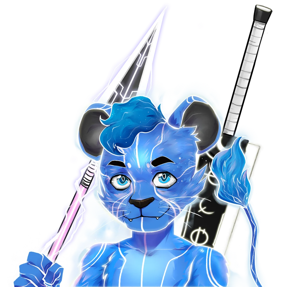 An Ethernal Cub, veined with meteor light